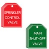 20 Pcs Main Shut Off Valve Tags Sprinkler Control Valve