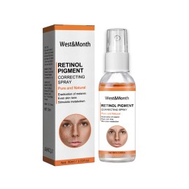 West&Month Retinol Pigment Correcting Skin Care Spray Whitening Moisturizing Tone for Lightening SpotsSize: 30ml