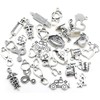 Chandler 60Pcs/Set Craft Supplies, Antique Silver Medical Nurse Pendants, Stethoscope