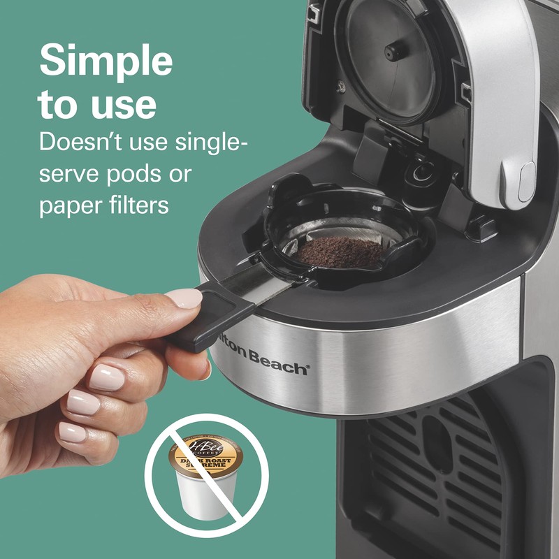Hamilton Beach The Scoop Single Serve Coffee Maker & Fast