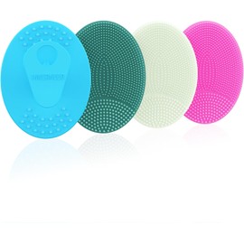 INNERNEED - Juego de 4 limpiadores faciales de silicona para limpieza profunda y exfoliación, cepillo de limpieza facial suave, suave para todo tipo de piel, espinillas y acné para el cuidado de los
