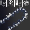 6 Inch Mini Chainsaw Chain – 1/4" LP Low-Profile .043