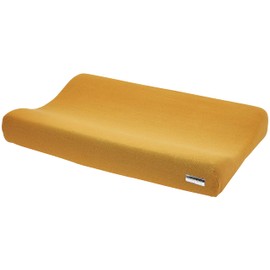 Meyco Baby Knit Basic Changing Mat Cover (Soft and Skin-Friendly, Made of 100% Cotton, Washable, Easy Care, Tumble Dry, Size: 50 x 70 cm), Honey Gold