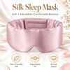 Mulberry Silk Sleep Mask for Comfortable Rest – Soft Light-Blocking