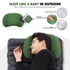 HIKENTURE Inflatable Pillow with Removable Cover - Camping Pillow -