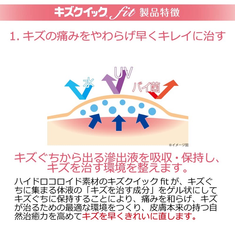 Hydrocolloid Bandage Scratch Quick Fit for Water Work, Pack of