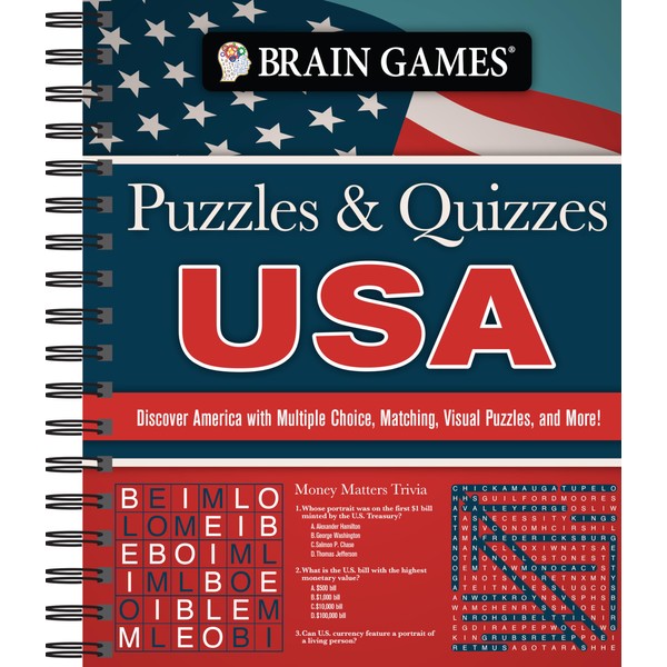 Brain Games - Puzzles and Quizzes - USA: Discover America