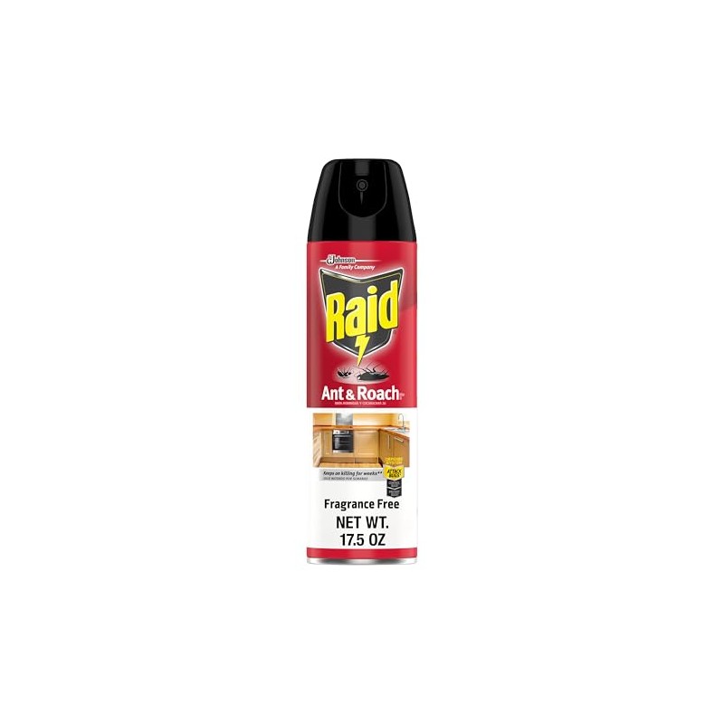 Raid Ant & Roach Killer, Indoor Insecticide, Residual Killing Power,