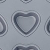 Fox Run Mini Heart Muffin Pan, 12-Cup, Preferred Non-Stick, Gray