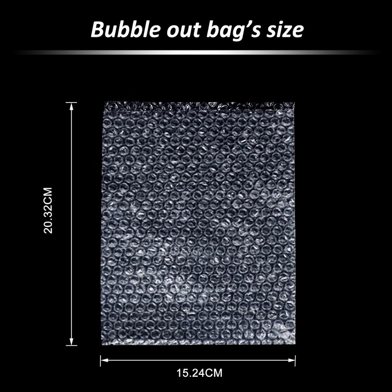 High-PQ Bubble Pouches Wrap, Clear Not Self-Seal Bubble Out Bags