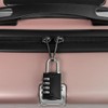 4 Digit Travel Padlock Luggage Combination Lock Outdoor Key Padlock