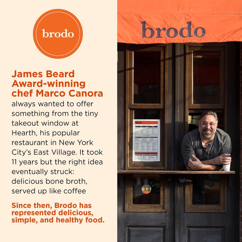 Brodo Deeply Rooted Organic Chicken Broth with Turmeric & Ginger,