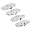 4PCS Door Hinge with Mounting Holes 316 Stainless Steel Hinge