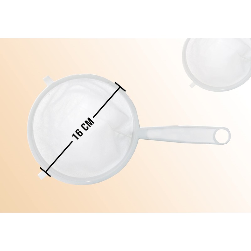 BRICOMIRAS Fabric Strainer (16cm), Material: Fabric, Strainer for Filtering Oil,