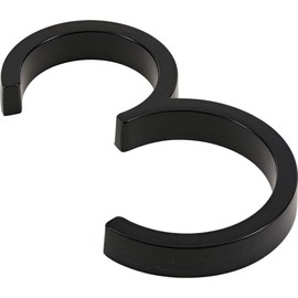 Distinctions 844713 Black Upgraded 5" Floating House Number 3, 5-Inch