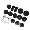 21Pcs Cymbal Replacement Accessories Felts Sleeves Wing Nuts Washers for