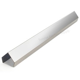 (Pack of 2) Sunrise Kitchen Supply Stainless Steel Deep Fryer Joining Strip/Connector (23 3/8"L x 2 3/8"W x 2 1/4"H)
