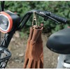 [FUNBLIFE] グローブホルダー 手袋ホルダ360°回転ホルダ登山バックルホルダ帽子ホルダ収納紛失防止耐久性片側登山バックル型軽量耐久滑り止め安全作業手袋ホルダ (黒)