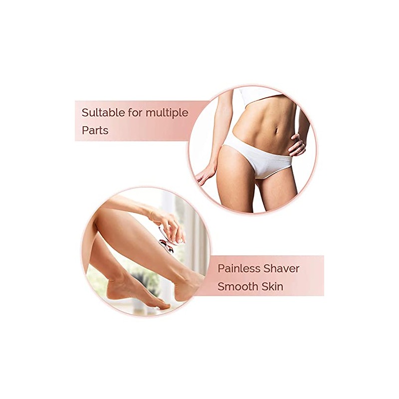 Women Legs Replacement Heads for Flawless Legs Shaver, 2 Pack