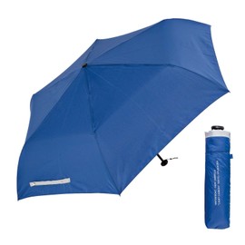 Waterfront BCCSFA-3F53-UH-NG Folding Umbrella, Parasol and Rain Umbrella, Light CARBON Case, Navy/Gray, 20.9 inches (53 cm), Lightweight, Water Absorbing Case Included, Unisex