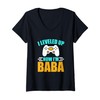 Womens Leveled Up Baba Baby Announcement Dad Greek Turkish Gifts