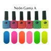 Rj Gama Gel Neon-fluorescente Rj 6pzs-esmalte Semipermanente
