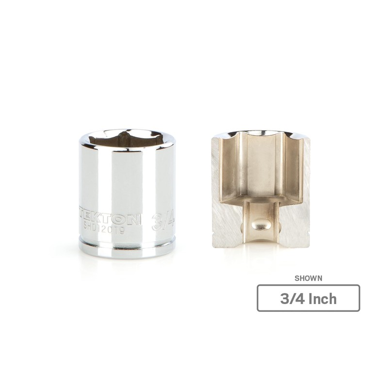 TEKTON 3/8 Inch Drive x 1 Inch 6-Point Socket |
