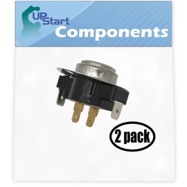 2 Pack Replacement Fixed Thermostat 3387134, WP3387134, 2011, 306910, 3387135, 3387139, WP3387134VP for Whirlpool LTE6234DQ2 Washer Dryer Combo