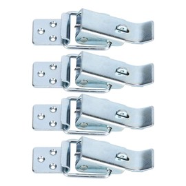 Hilitand Hasp Lock, 4PCs Spring Hasp Case Hardware Fasteners Stainless Steel AntiCorrosion, M, Tools