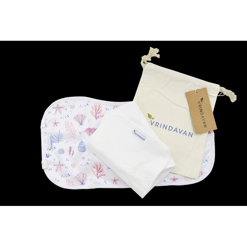 Vrindavan - Castor Oil Organic Cotton Pack - Sea Shells