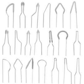 TEHAUX 2 Sets Pyrography Pen Tips Wood Burning Tool Replacement Heating Wire Tips Durable for Cutting Gourd Design DIY Crafts