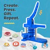 Button Maker Machine – Multiple Size Molds– Pin Maker Machine