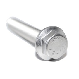 Hexagon Head Screws with Flange M8X50 10 Pieces DIN 6921 A2 Rustproof Stainless Steel Full Thread and Locking Toothing
