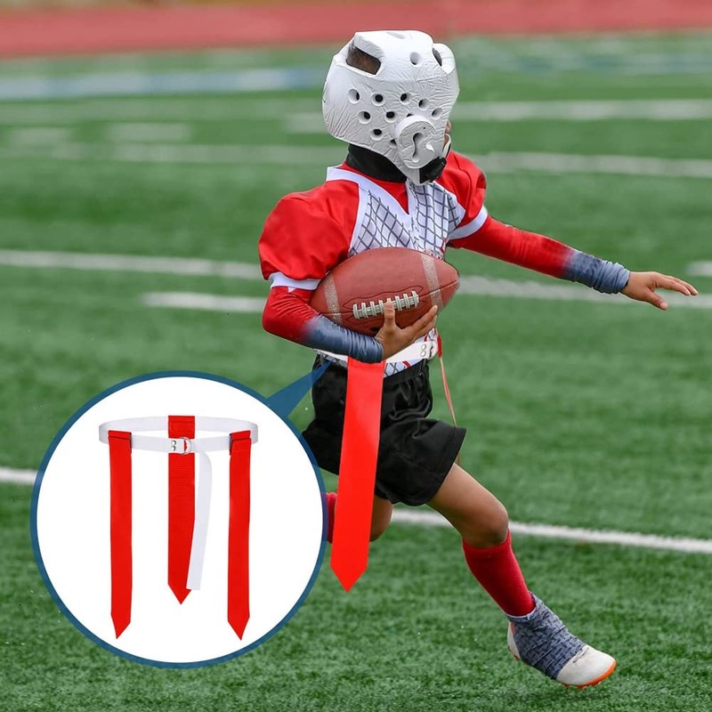 Hopbucan 12 Player Adjustable Sliding Flag Football Set, 3 Flags