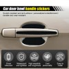 LHDOS 8PCS Car Door Handle Cup Scratch Protector - Reflective