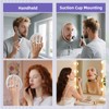 JJhxr 40X Magnifying Makeup Mirror, 5inch Handheld Travel Magnifying Mirror,