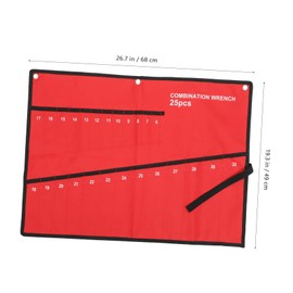 Gadpiparty Slot Tool Roll Pouch Oxford Tool Storage Holder Lightweight Easy to Clean for Electricians Mechanics Carpenters Portable Design for Efficient Organization