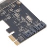 PCI E to SATA Adapter Card 2 Port 6Gbps PCIE3.1x1
