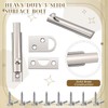 Lothee 4 Pcs Solid Brass Surface Bolt Door Slide Bolt