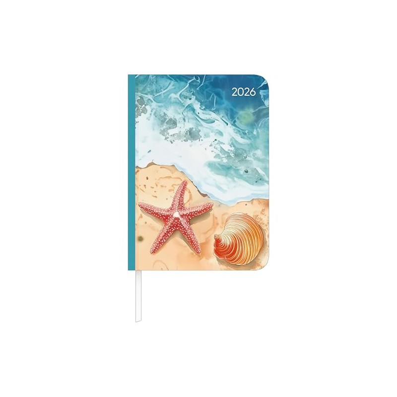 Lady Journal Beach 2026 - Taschenkalender A6 (10,7x15,2 cm) -