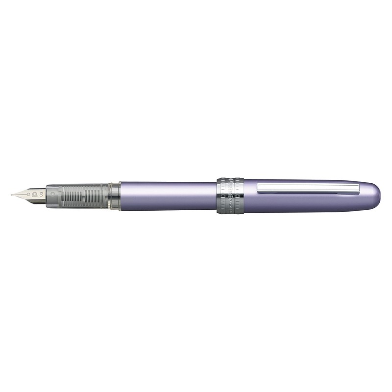 PLATINUM Plaisir PGB-1000#28 Fountain Pen/Nib Thicknesses: Fine/Colour: Purple/Handmade/Plastic Packaging/Fountain Pen