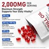 Antarctic Krill Oil 2000mg Softgels with Omega-3s EPA, DHA, Astaxanthin