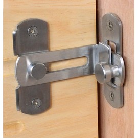 dingchi 3 inch The 90 Door Buckle Bolt barn Door Lock Right Angle Bending Latch hasp Toilet Doors and Windows