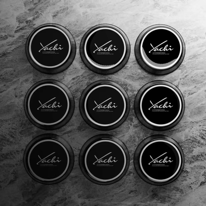 Yachi black Ramekins 6 oz, Dishwasher, Oven Safe Soufflé Dishes