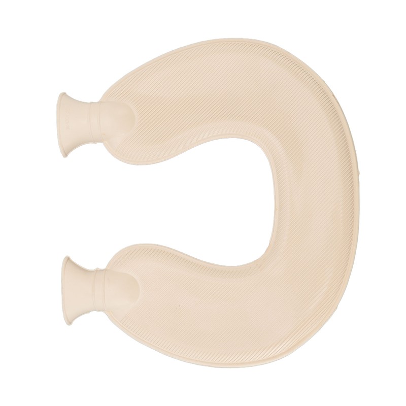 U Shaped Neck Hot Water Bag Double Knitted Insulation Rubber