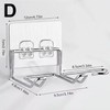 Hair Dryer Holder for Bathroom – Stainless Steel Wall-Mounted Storage