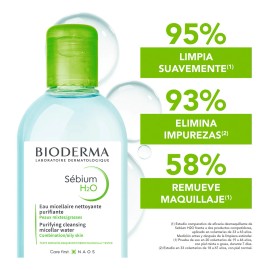 Bioderma Sébium H2o, Limpieza Profunda, 250 Ml
