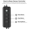 SUNTHIN Outdoor Landscape Lighting with Dusk to Dawn Sensor Controller,