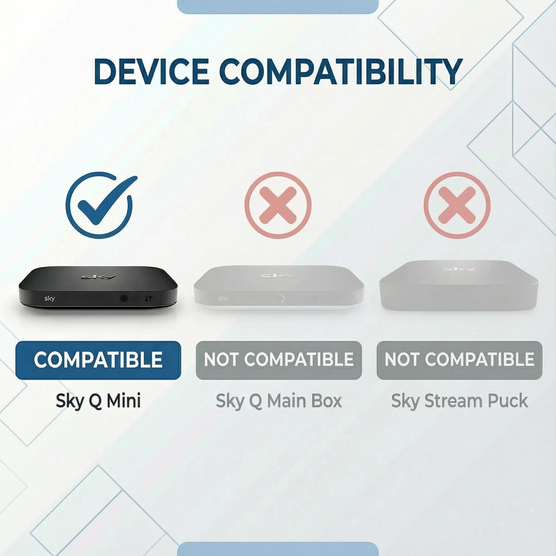 SLM Wall Mount For Sky Q Mini Box