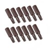 SUPERTOOL Torx Screwdriver Bits 25MM 1/4" Hex Shank Magnetic Screwdriver
